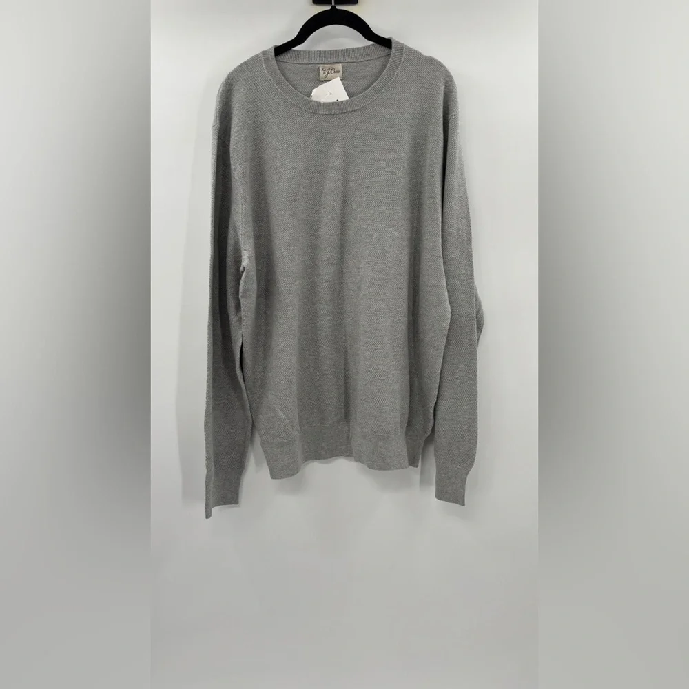 J.Crew Cotton piqué-stitch crewneck sweater
